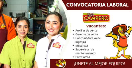 CONVOCATORIA DE POLLO CAMPERO